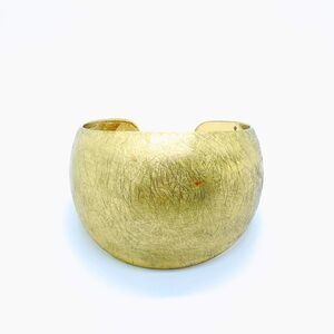 Brush satin cuff bracelet